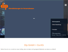 Tablet Screenshot of dip-personal.de